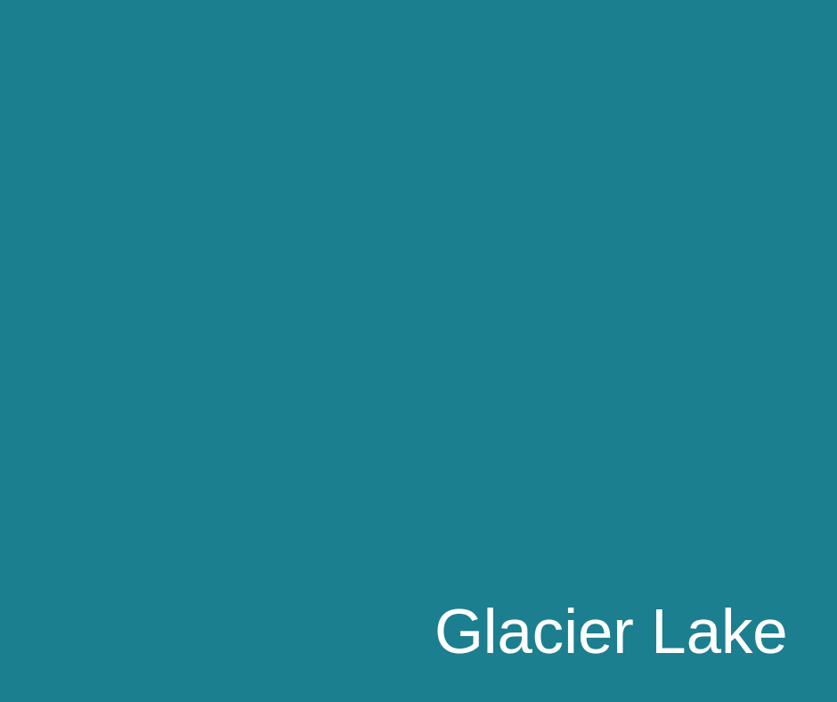 Glacier Lake Blue