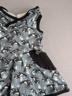 Load image into Gallery viewer, Orca Hooded Tank Dress
