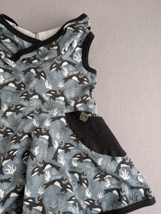 Orca Hooded Tank Dress